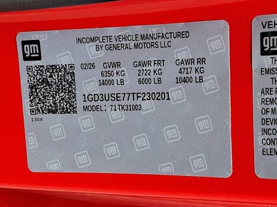 2026 GMC Sierra 3500 HD Chassis Cab Pro
