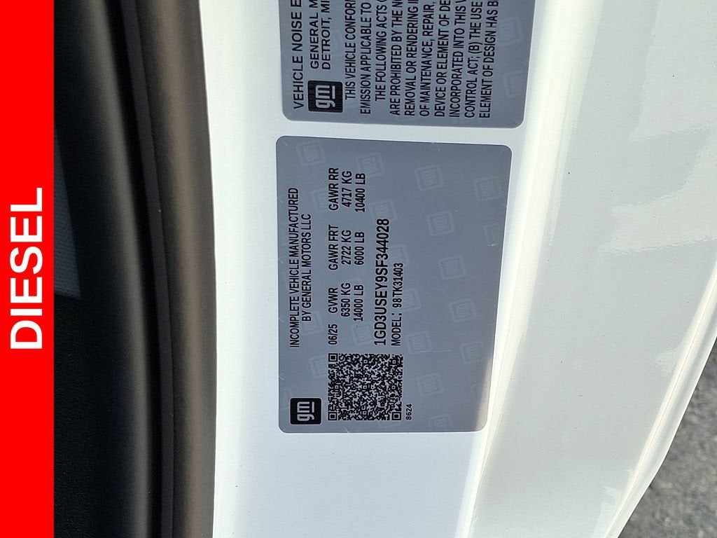 2025 GMC Sierra 3500 HD Chassis Cab Pro
