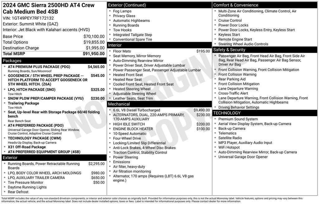 2024 GMC Sierra 2500 HD AT4