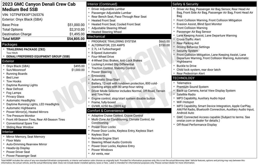 2023 GMC Canyon Denali