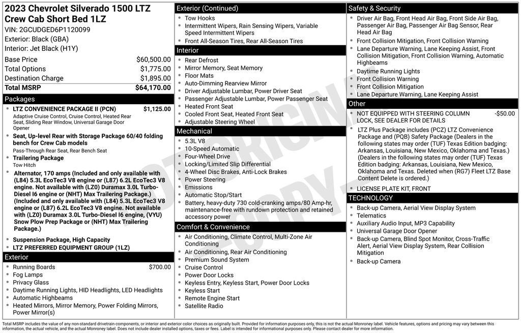 2023 Chevrolet Silverado 1500 LTZ