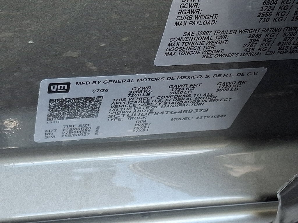2026 GMC Sierra 1500 SLT
