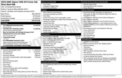 2023 GMC Sierra 1500 AT4