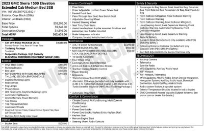 2023 GMC Sierra 1500 Elevation