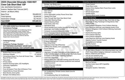 2025 Chevrolet Silverado 1500 RST