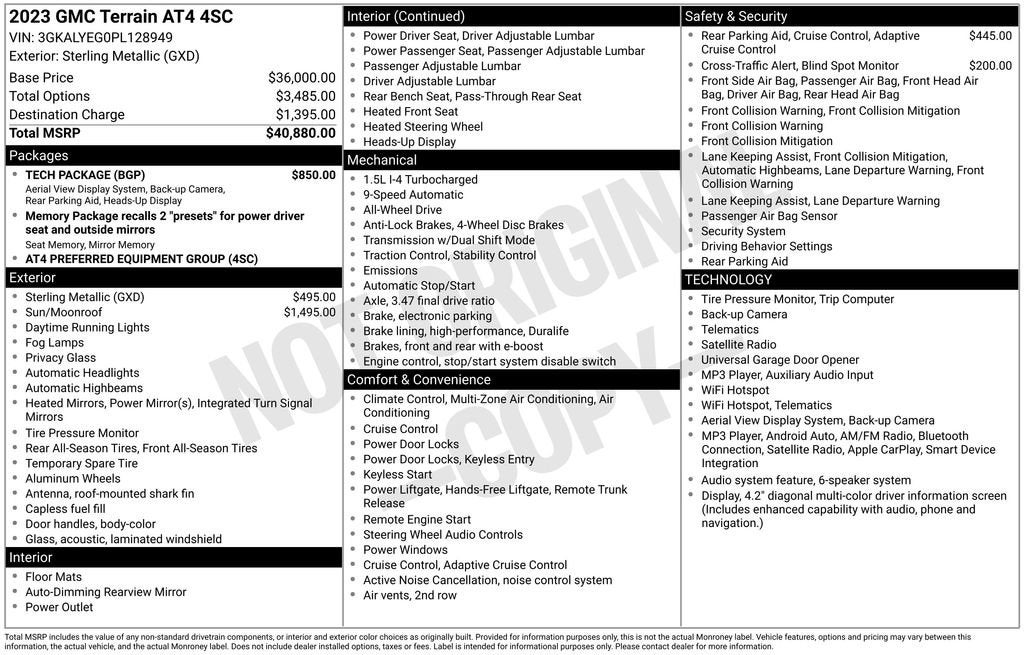 2023 GMC Terrain AT4