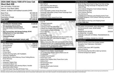 2026 GMC Sierra 1500 AT4